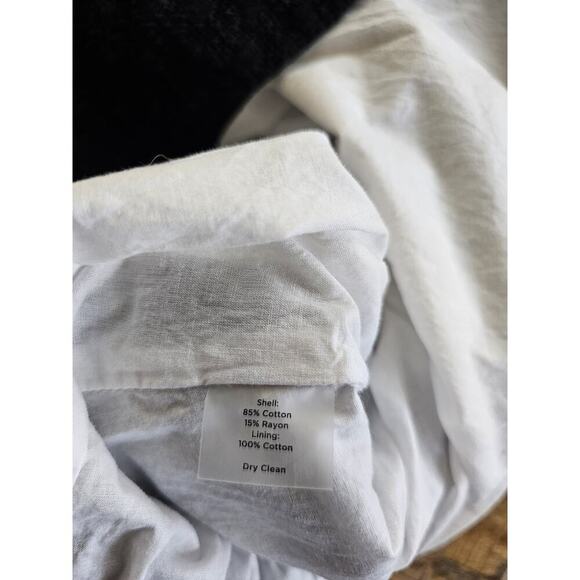 Talbots Textured Fit And Flare Sheath Dress Women's Size 10 Lining Pockets Black - Picture 8 of 8